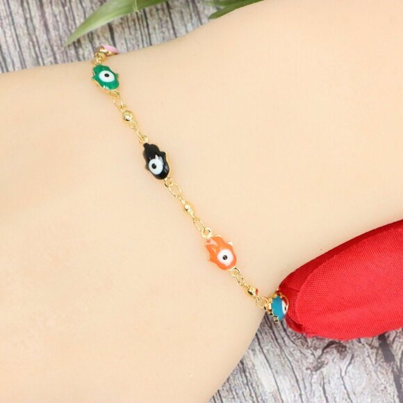 "Trendy Handmade Bracelet – A Stylish Gift for Women & Girls, MAR091650 - Picture 1 of 10